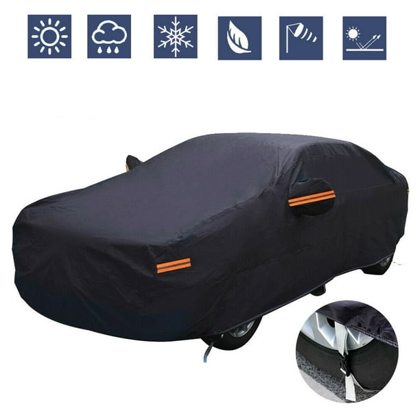 Furniture UV Protection Lawn Mower Cover Outdoor All-Weather Black Waterproof HS 